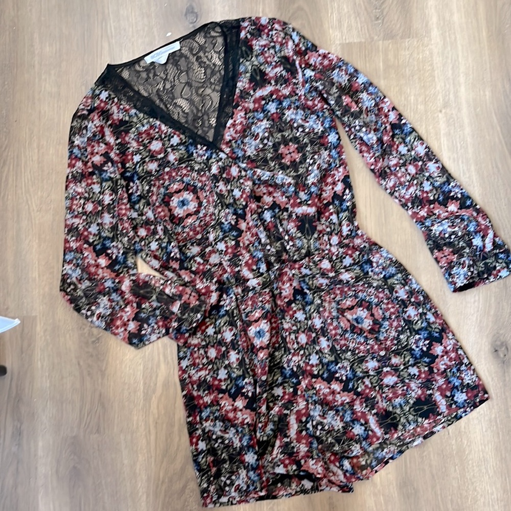BCBG Romper Kaleidoscope Print